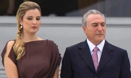 Tổng thống lâm thời Brazil Michel Temer và phu nhân Marcela Temer