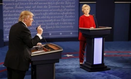 Hai ứng viên tranh luận trực tiếp trên truyền hình
