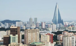 Thành phố Bình Nhưỡng nhìn từ xa