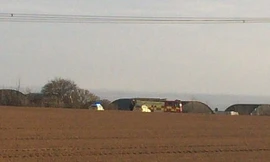 Cánh đồng ở Essex, nơi vụ tai nạn xảy ra