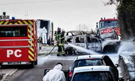 Hiện trường vụ cướp vàng ở Pháp