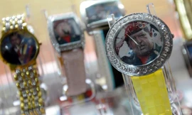 Những chiếc đồng hồ in hình cố Tổng thống Venezuela Hugo Chavez