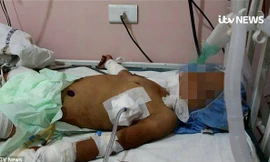 Bé gái được cấp cứu trong viện nhưng không qua khỏi