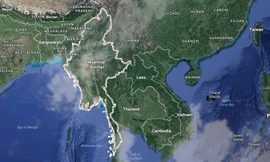 Chiếc máy bay rơi ở ngoài khơi bờ biển phía tây Myanmar.