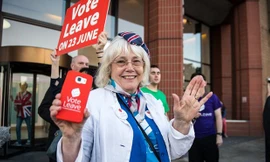 Một cử tri ủng hộ Brexit