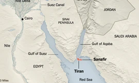 Hai hòn đảo Tiran và Sanafir được Ai Cập tặng lại cho Ả-rập Saudi
