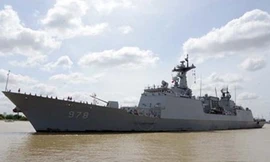 Một tàu hải quân Hàn Quốc.