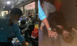 Nhân viên xe buýt phản ứng kịp thời khi phát hiện người bị tai nạn giao thông bất tỉnh