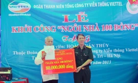 Góp 100 đồng/ngày xây nhà tặng đồng đội