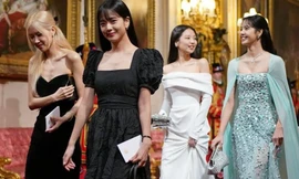 Biểu cảm của BlackPink khi được Vua Charles nhắc tên trực tiếp