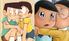 Nobita và Shizuka bị tình dục hóa, lo ngại cho trẻ em Việt