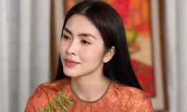 Tăng Thanh Hà xuất hiện trên sóng trực tiếp 