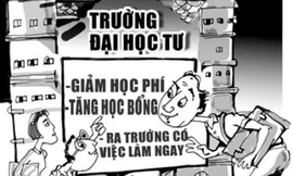 Đại học ngoài công lập vẫn miệt mài… ‘kêu cứu’