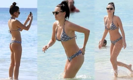 Người đẹp truyền hình Anh quốc cuốn hút với bikin trên bãi biển