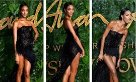 'Nữ hoàng catwalk' Jourdan Dunn nóng bỏng với váy cúp ngực