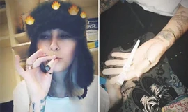Con gái Michael Jackson gây sốc khi đăng video hút cần sa