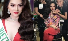 Hương Giang toả sáng như nữ thần trước giờ chung kết HH chuyển giới