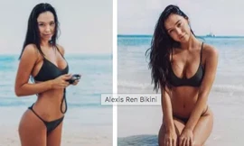 'Bỏng mắt' với Alexis Ren khi diện bikini khoe 3 vòng bốc lửa
