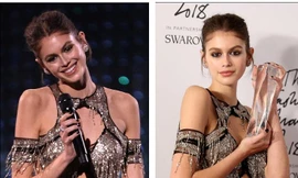 Kaia Gerber váy cut out gợi cảm, được vinh danh Người mẫu của năm