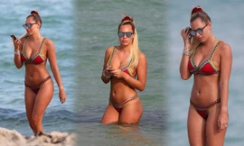 Chân dài 9x người Ý khoe thể hình nóng bỏng với bikini