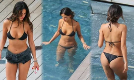 Vóc dáng 'chuẩn từng cm' của siêu mẫu Mexico 'gây thương nhớ'