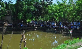 Chồng tá hỏa phát hiện vợ chết lõa thể ở ao cá sau nhà - Ảnh minh họa 