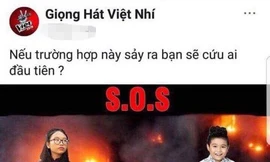 Bức ảnh ghép nhận nhiều chỉ trích của cư dân mạng.