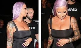 Vũ nữ thoát y Amber Rose phô vóc dáng nóng bỏng khó rời mắt