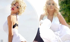 Courtney Stodden tái hiện màn tốc váy kinh điển của Marilyn Monroe