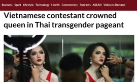 Loạt báo lớn thế giới đưa tin Hương Giang đăng quang HH chuyển giới