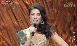 Clip: Phần thi ứng xử của Phương Khánh tại chung kết Miss Earth