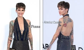 Sao Hollywood mặc váy khoét xẻ bạo, khoe hình xăm khắp người ở Cannes