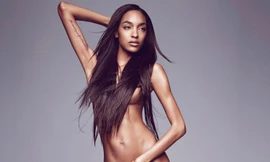 'Nữ hoàng catwalk' Jourdan Dunn mặc crop top, không nội y quyến rũ