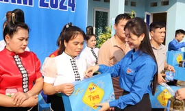 Tỉnh Đoàn Sơn La hỗ trợ thanh niên, công nhân hoàn cảnh khó khăn đón Tết