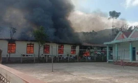 Sơn La: Nam sinh lớp 9 tử vong trong đám cháy trường bán trú