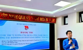 Tuổi trẻ Hòa Bình ứng dụng công nghệ đảm bảo an toàn giao thông
