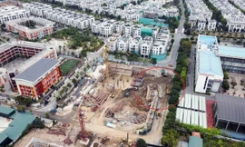 Xử phạt chủ dự án chung cư ‘đất vàng’ ở Hà Nội làm sụt đường 