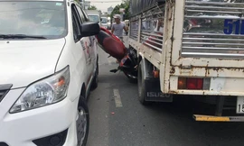 Hiện trường tai nạn.