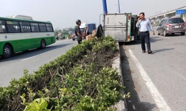 Hiện trường tai nạn.