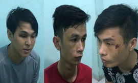 Trí, Chuân và Định tại công an.