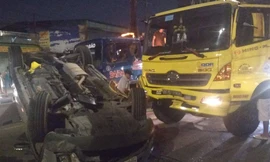 Hiện trường tai nạn.