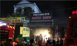 Hiện trường vụ cháy.