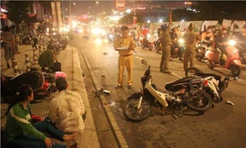 Hiện trường tai nạn.