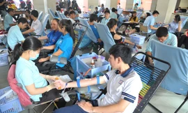 Nghìn bạn trẻ háo hức trong ngày hội hiến máu ở TPHCM