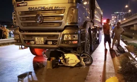 Hiện trường tai nạn.