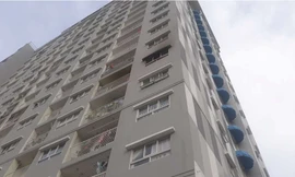 Căn hộ bị cháy nằm trên tầng 6 chung cư.