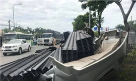 Hiện trường tai nạn.