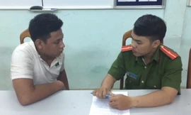 Công an lấy lời khai điều tra vụ việc.