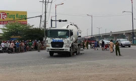 Hiện trường tai nạn.