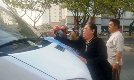 Người phụ nữ liên tục gọi con mình trong đau đớn.